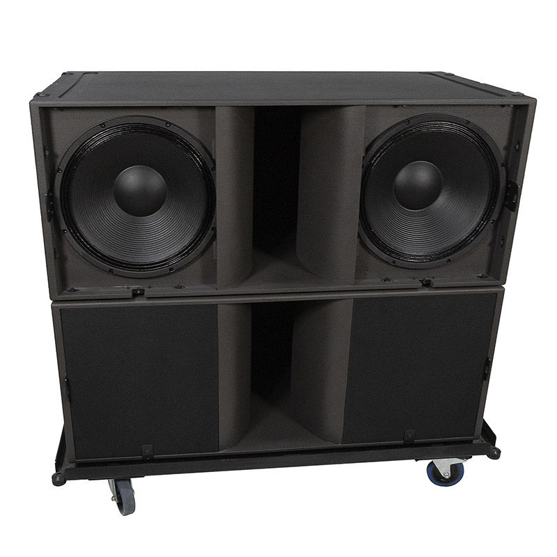 KS28 Alto-falante duplo de 18 polegadas Dj Super Bass Bar Subwoofer