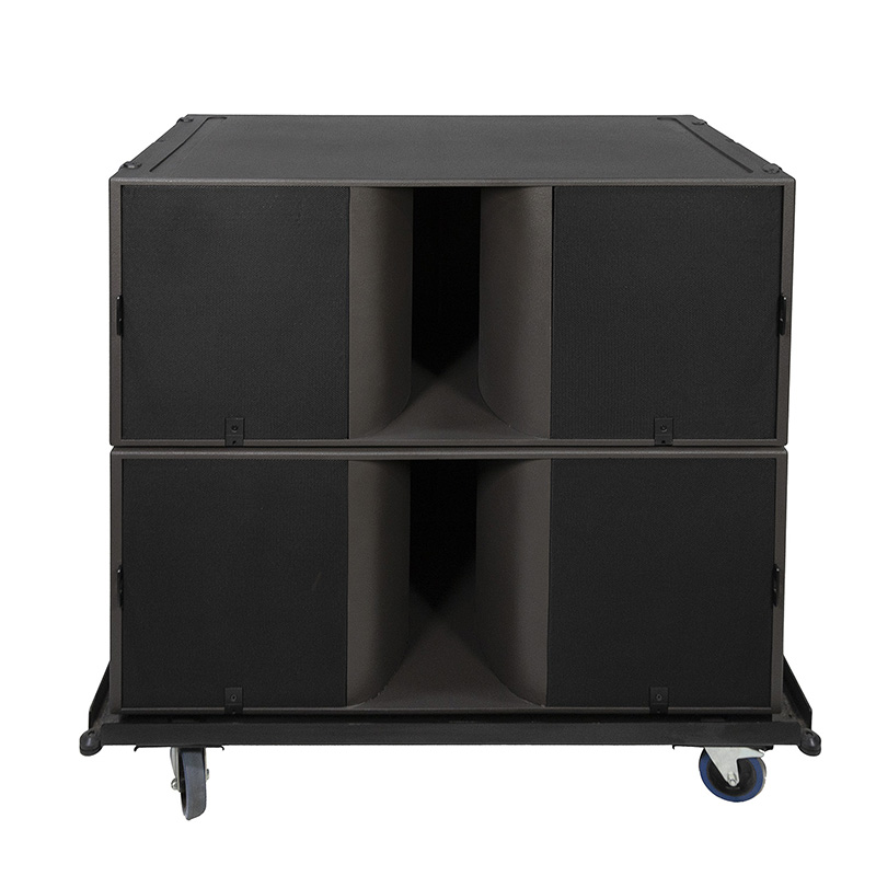 KS28 Alto-falante duplo de 18 polegadas Dj Super Bass Bar Subwoofer