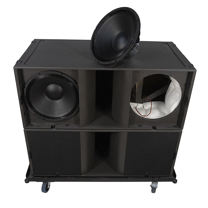 KS28 Alto-falante duplo de 18 polegadas Dj Super Bass Bar Subwoofer